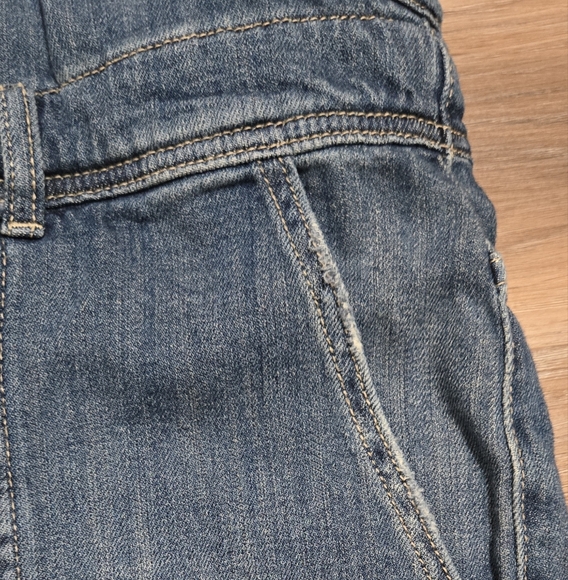 Pilcro Anthropologie Everyday Soft Denim Short Jumpsuit Size 32 - Picture 4 of 15